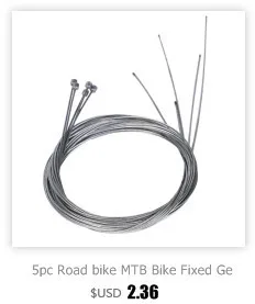 5 шт. дорожный велосипед MTB велосипед с фиксированной передачей велосипедный кабель переключения передач сердцевина, Внутренний провод Серебряная стальная скоростная линия