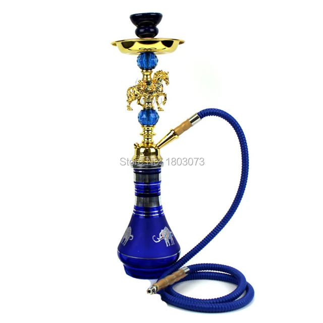 A Double Hose Shisha Pipe Smoke Pot Animal Modeling Iron Glass Shisha Hookah For Home Or Bar Pipe Water Pipe Hookahwater Pipe Aliexpress