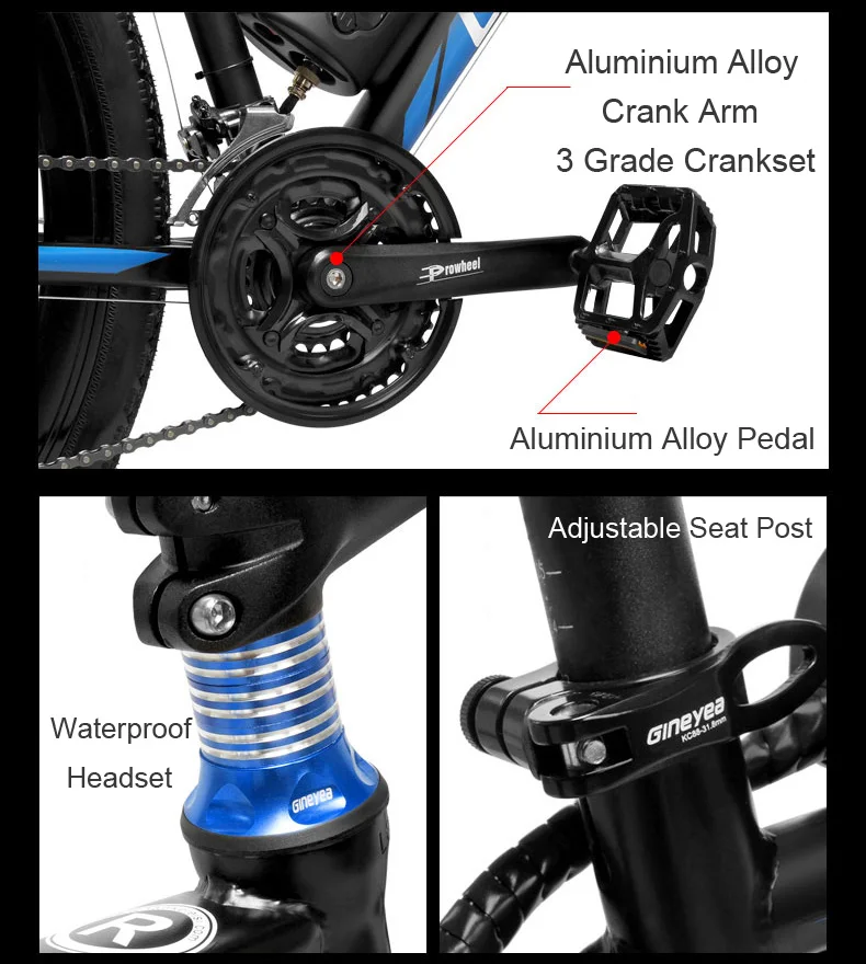 Flash Deal RS600 Powerful Electric Bike, 36V 20A Battery Ebike,700C Road Bicycle, Both Disc Brake, Aluminum Alloy Frame, Mountain Bike 13