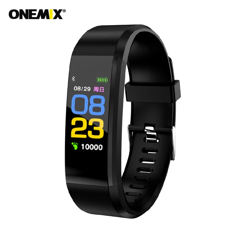 

ONEMIX 2019 Smart Bracelet Heart Rate Monitor Waterproo Smart Watch Fitness Tracker Step Counter IP67 Plus Health Wristband