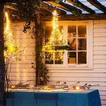 

200 LED Solar String Light Outdoor Waterproof Copper Cord Charging Garden Festival Christmas Party Decoration Lights
