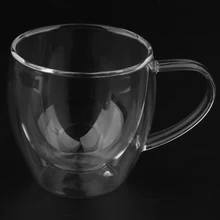 150 мл прочная прозрачная боросиликатная стеклянная кофейная чашка кофейная кружка-термос эспрессо чашка с двойными стенками стекло для молока