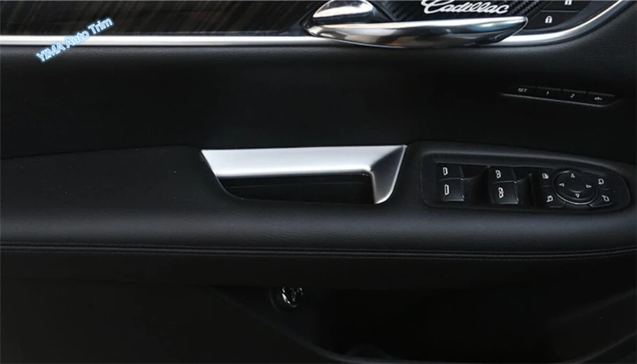 

Lapetus Inner Car Door Handle Catch Strip Protector Cover Trim 4 Pcs Fit For Cadillac XT5 2016 - 2020 ABS Auto Styling