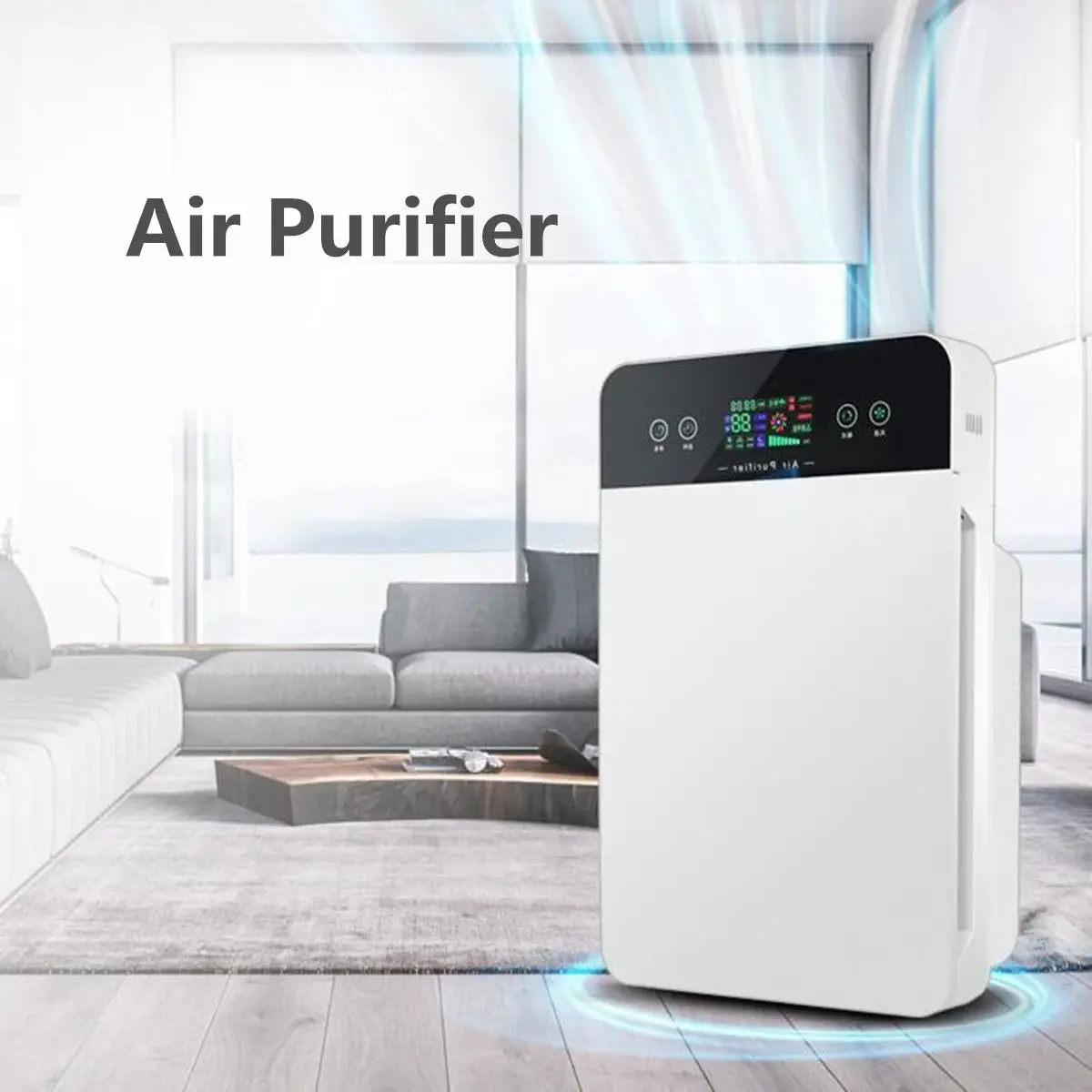 

Smart Air Purifier sterilizer addition to Formaldehyde Smoke air wash cleaning Intelligent Household Hepa Filter Remote Control