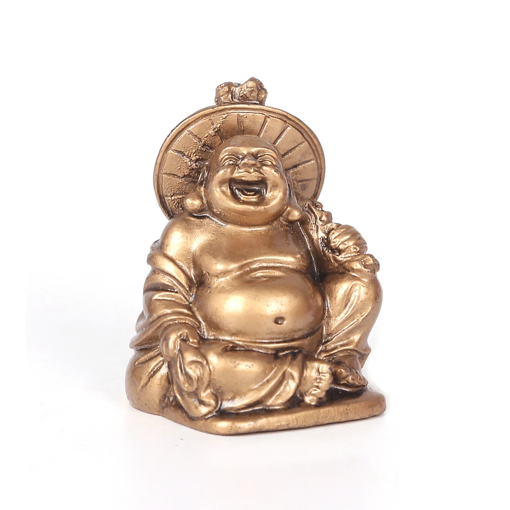 Смола Maitreya home Feng Shui украшения Смеющийся Будда большой живот Будда Ремесла украшения набор шесть Будда группа