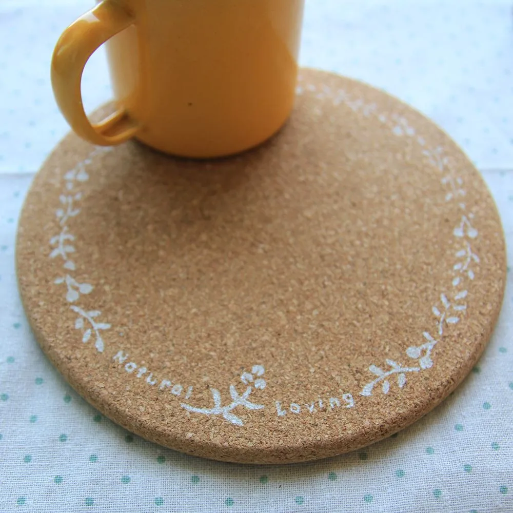 Sexangle Cork Sheet Corkboard Self Sticky For Cup Mat, Coaster, Insulation Mat, Pot Holder, Heat Pad, Heat-Proof Mat