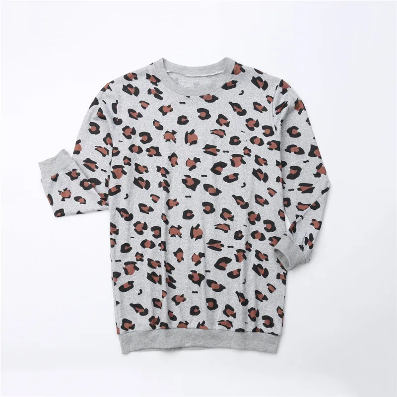 Family Matching Outfits mommy and me clothes Fashion Leopard Hoodies women Kids boy girls Sweatshirt hoody top family clothing