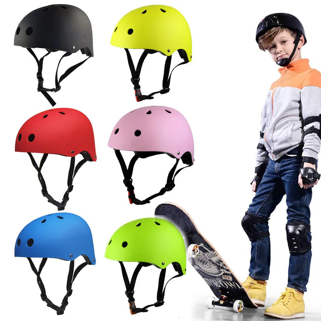 

Children Adults Bicycle Helmet Cycling Roller Skateboard Safety Helmet Head Protectors Lightweight Breathable Bike Riding Helmet
