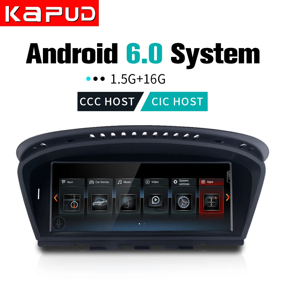 Kapud четырехъядерный процессор 8 &quotAndroid 6 0 Автомобильный мультимедийный плеер 4G LTE