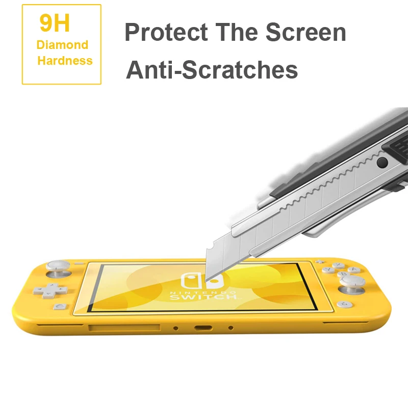 

Tempered for Nintend Switch Lite NS Glass Ultra Clear Full HD Screen Protective Film Surface Guard Console Protector Cover Skin