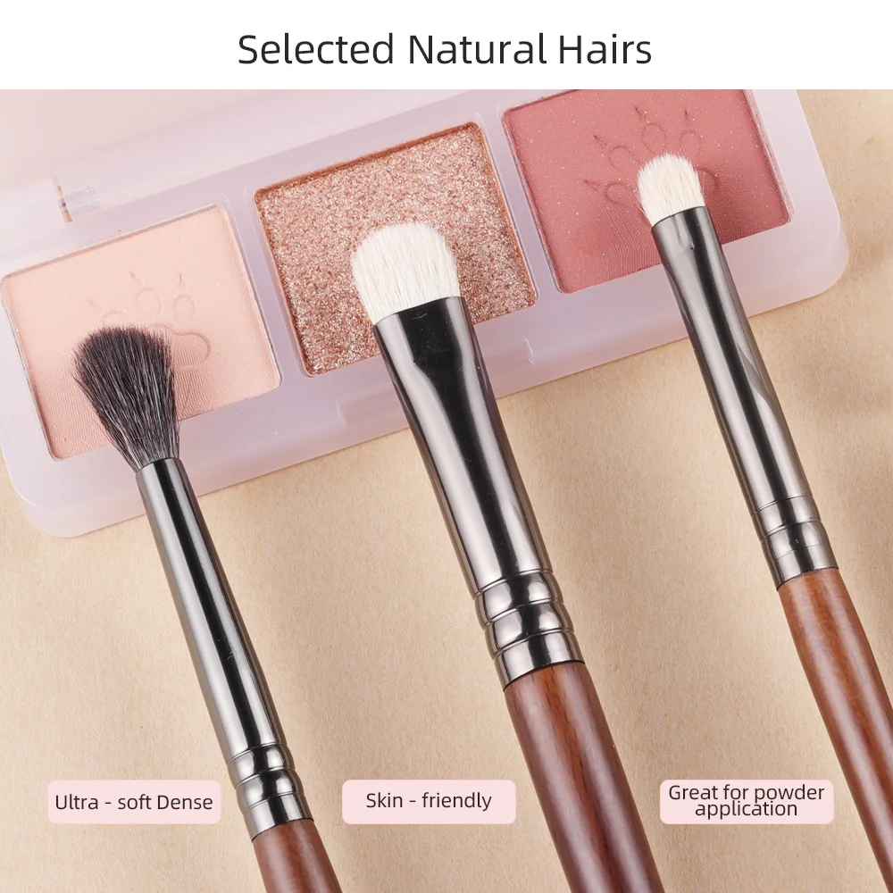 Goat Hair Highlight Brush Blusher Blender Makeup Brushes makeup brush set makeup brush makeup tool set makeup tool Powder Blending Soft Make Up Tools for Face Cheek 1 PC