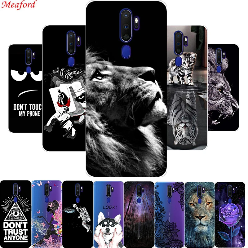 

Cool Animal Case For Oppo A9 A5 2020 Case 6.5 inch Soft TPU Phone Cases For Oppo A5 A9 2020 A11x Back Cover Case Coque Funda