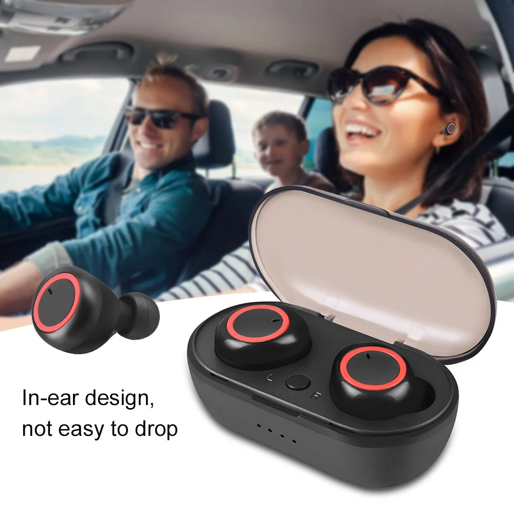 

2020 TWS Bluetooth 5.0 Earphone Stereo Bass Headset with Mic True Wireless Mini Mobile Phone Sports Earphones for Xiaomi iPhone