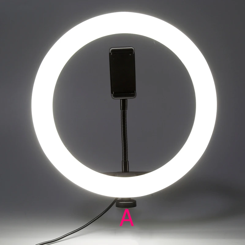

Youtube Shooting Tiktok Selfie Circular Photo Ring Light Led Photographic Video Camera Lamp Studio Lighting Phone Holder