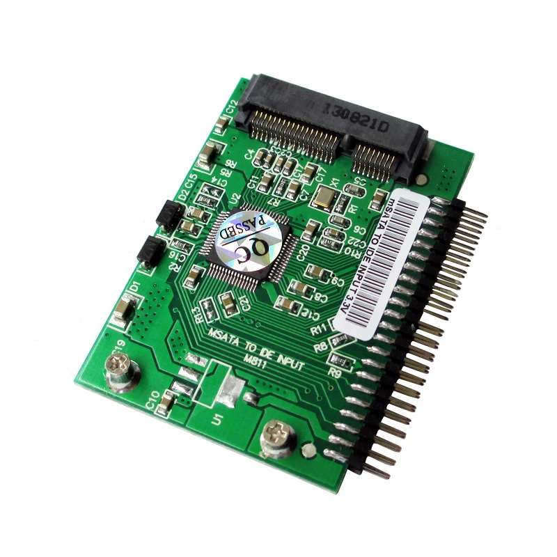 Adaptador IDE para disco duro, MSATA Mini PCI-E SSD a 1,8 pulgadas 44Pin 3,3 V, placa Convertidora de tarjeta