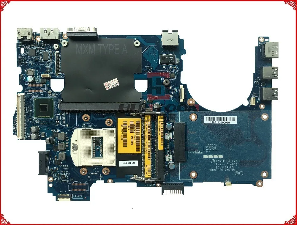 Оптовая продажа NVPKG для Dell Precision M4800 основная плата ноутбука VAQ10 LA-9771P HM87 PGA947 DDR3 100%