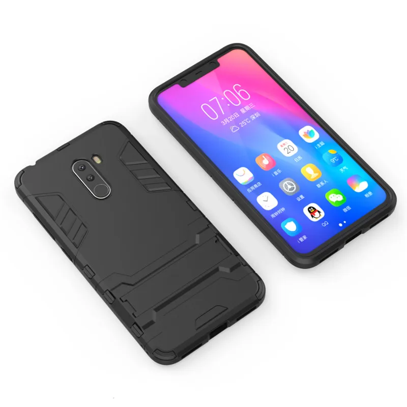 ShockProof Case For Xiaomi Mi Mix 2s 3 Pocophone F1 Cases X2 Hard Armor Cover Max 2 Poco M2 F2 Pro Max2 Mix3 | Мобильные телефоны и