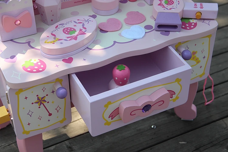 Деревянная игрушечная модель комода детский игровой домик Модель девушки 10-30 юаней подарок