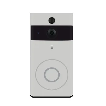 

New Wire-free WiFi Video Doorbell With 8G SD Card Rechargeable Night Vision HD Camera for Phone DU55