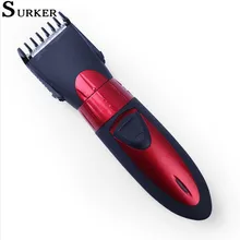 Surker профессиональная электрическая машинка для стрижки волос перезаряжаемая машинка для стрижки волос водонепроницаемый регулируемый триммер для бороды для маленьких мужчин