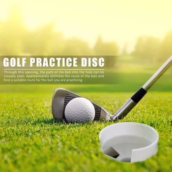 

Golf Practice Disc Outdoor Plastic Hitting Pitching Putting Semicircle Hole Cup Ring Training Aids Sports Equipment Golf Train