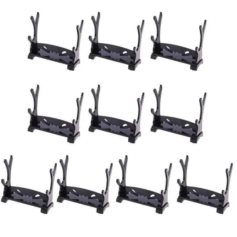 

10pcs Two Tiers Holder Display Stand for Cartoon and Comic Show Sword Magic Wand B95B