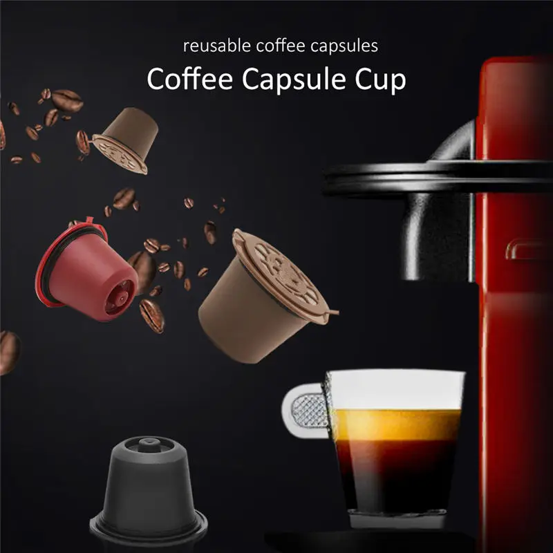 3 шт./упак. с фильтром для кофемашины Nespresso Кофе капсула многоразового многоразовые кафе с 1 шт. Пластик лошки и Щетка Фильтр Pod для телефонной линии Siccsaee фильтры