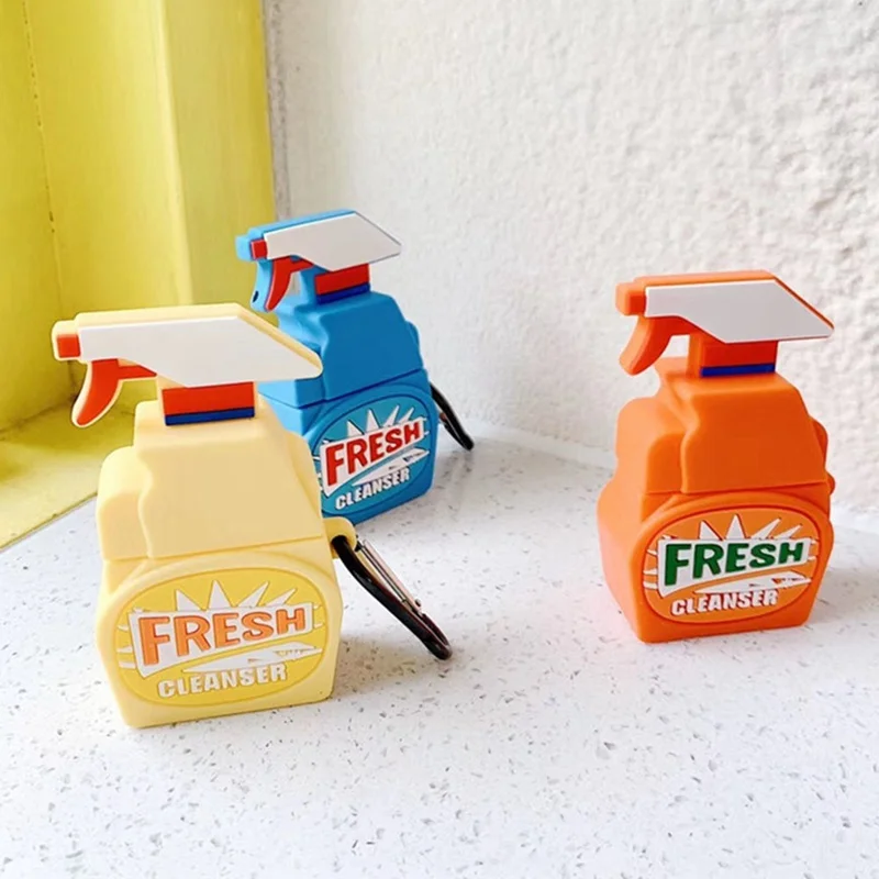 Чехол для наушников с 3D рисунком из мультфильма чистящее средство чехол IrPods