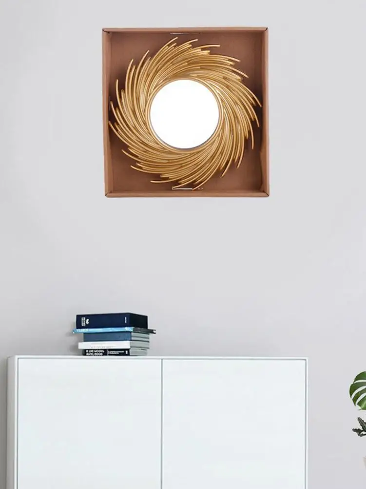 Скандинавское зеркало от солнца 10 дюймов геометрическое настенное в Пномпене