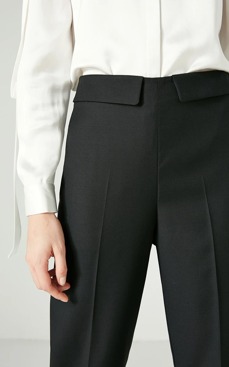 Vero Moda CoutureMade New Women's Roll-up Cuffs Mid-rise Crop Pants | 318450516