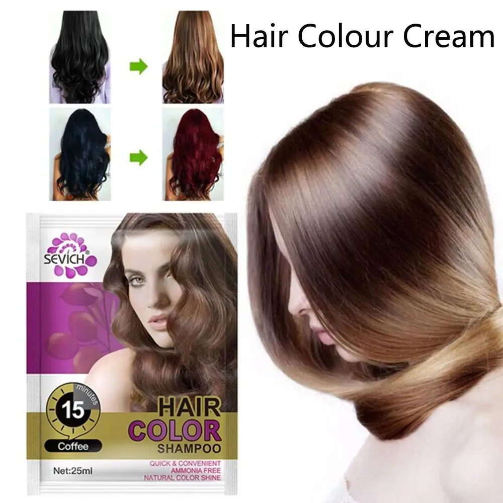 Hair Shampoo Hair Colour Cream Chestnut Hair Color Dye Cream Natural Hair  Dye Temporary Paint Hair Colour Cream - Styling Accessories - AliExpress