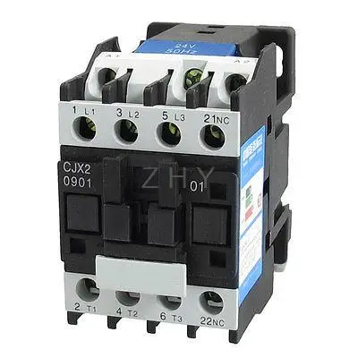 

CJX2-0901 660V 20A 3 Poles 3P NC DIN Rail AC Contactor 24V Coil