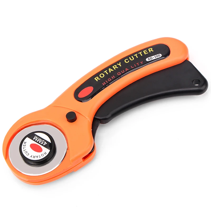 Leather Craft Tools Leather Sewing Tools Craft Cutting Tools LeatherCraft 45mm Rotary Cutter Leather Cutting Tool Fabric Cutter Circular Blade DIY Patchwork Sewing Quilting Fit Olfa Cut