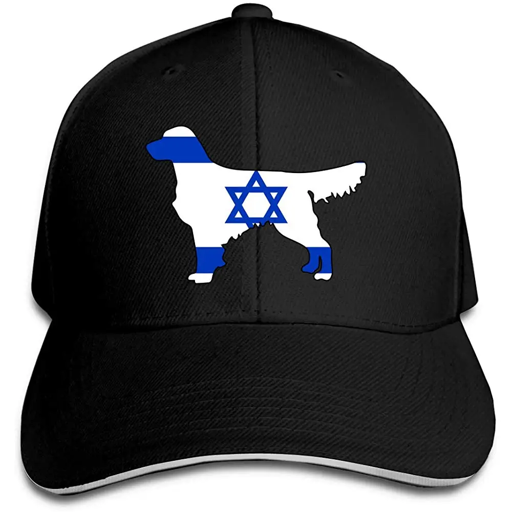 Мужские Wo мужские s Израиль Флаг золотистый ретривер, собака бейсболка