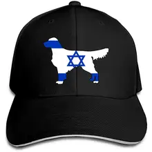Мужские Wo мужские s Израиль Флаг золотистый ретривер, собака бейсболка
