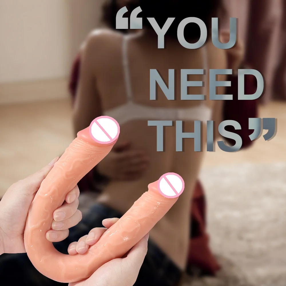 Силиконовые u образные женские фаллоимитаторы мягкий пенис Женский страпон