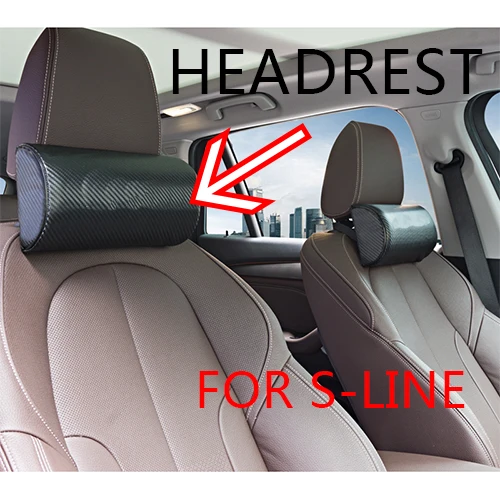 Автомобильная подушка для подголовника на шею Audi A6 C6 C7 A1 A3 A4 B5 B6 B7 B8 A5 C5 A7 TT Q3 Q2 Q5 Q7