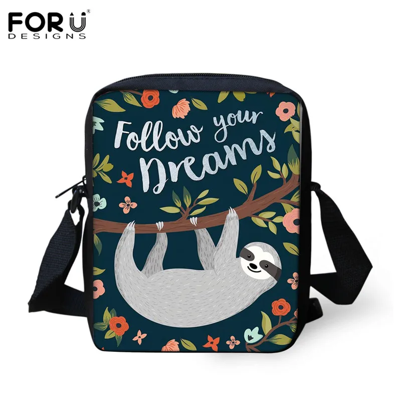 FORUDESIGNS/Милая дизайнерская мини-сумка-мессенджер для подростков девочек и мальчиков, сумка на плечо для женщин и детей, мини-сумка через плечо, кошелек - Цвет: HXA09E