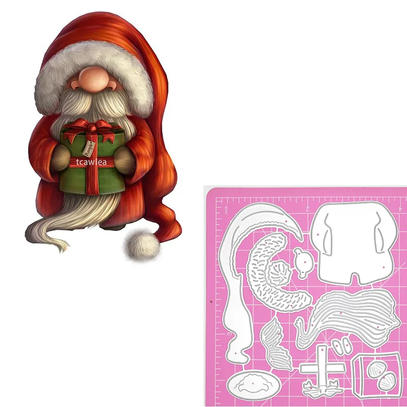 Troquel De Corte De Papá Noel De Navidad Para álbum De Recort DIY