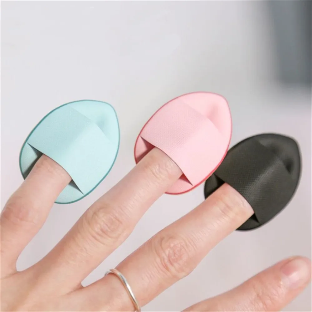 

5pcs Mini Size Finger Shape Cosmetic Puff Air Cushion Sponge Women Soft Foundation Concealer Highlighter Makeup Puff Sponge Tool