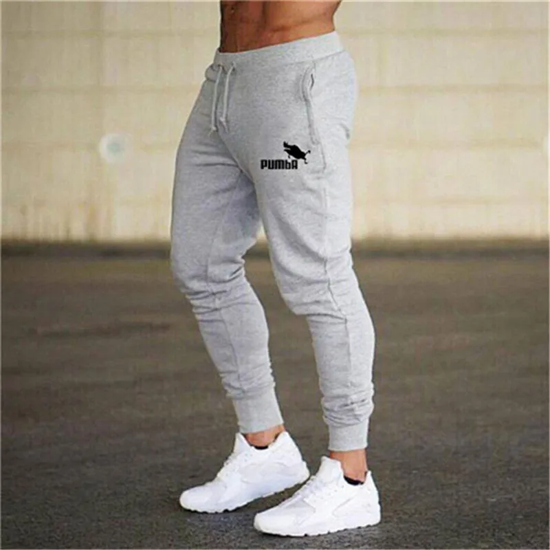 Men Joggers Brand Male Trousers Casual Pants Sweatpants Jogger sports pants Grey Casual Elastic Cotton Fitness Workout Dar XXL