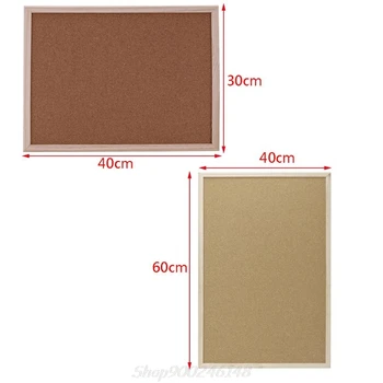 

30x40cm Cork Board Drawing Board Pine Wood Frame White Boards Home Office Decorative Jy24 20 Dropship