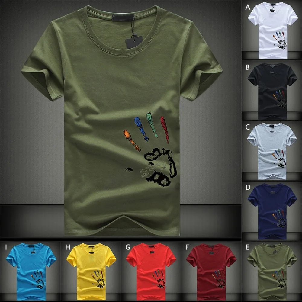 High Quality Fashion Mens T Shirts Casual Short Sleeve T-shirt Mens Printed Casual Cotton Tee Shirt Summer Clothing 5XL