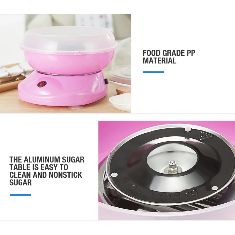 Электрическая машина для изготовления сладких хлопковых конфет DIY Мини