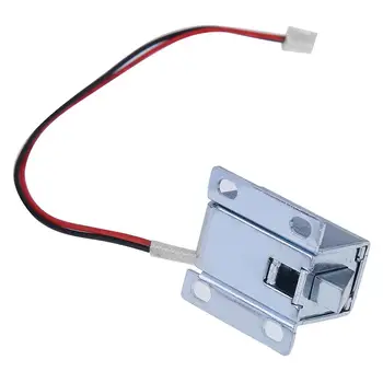 

Mini 6/12V DC Small Solenoid Lock Electromagnetic Electric Control Cabinet Drawer Lock Intelligent Auto Lock