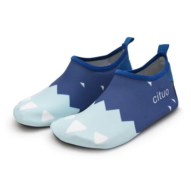 Cartoon Children's Sock Shoes Soft Beach Shoes Sneakers Swimming Upstream Kids Shoes for Girls Unicorn Bear Dinosaur - Цвет: 18