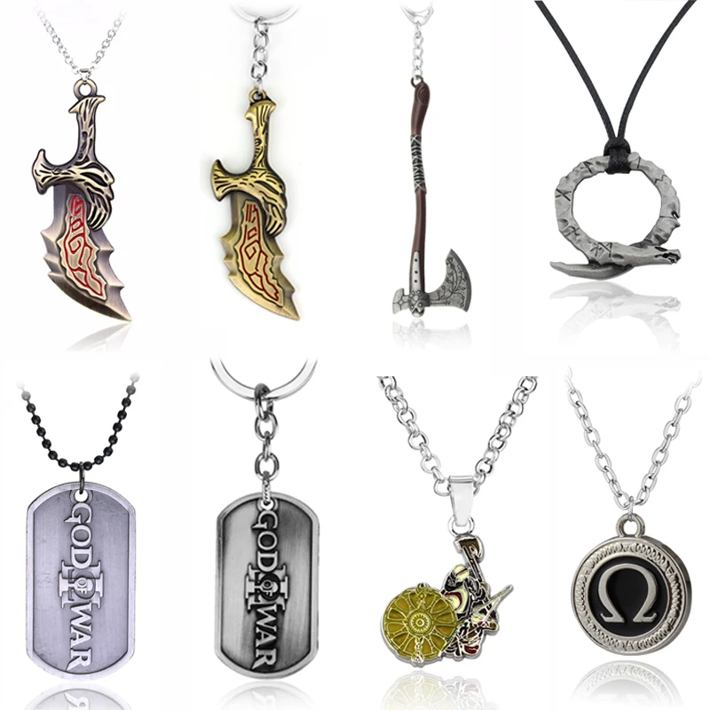 Модное ожерелье из игры Бог войны меч OLYMPUS KRATOS с лезвиями хаоса ювелирные изделия