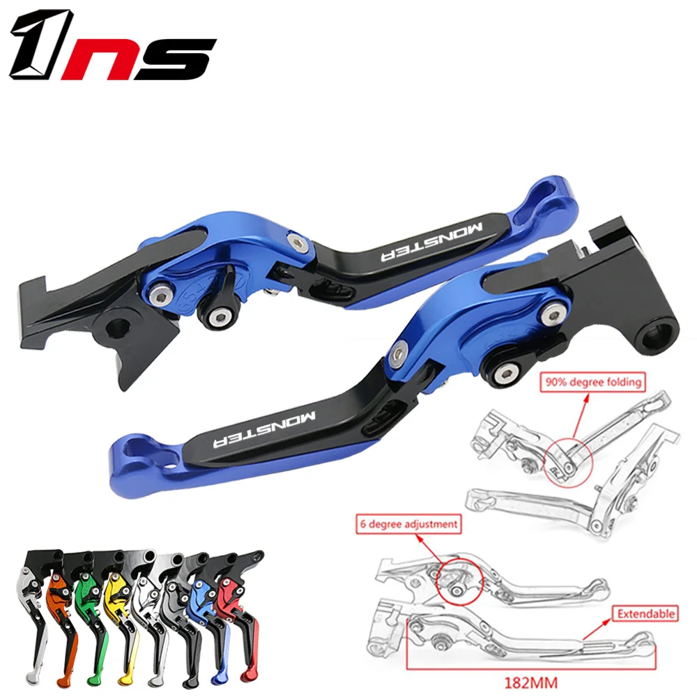 

Motorcycle adjustable Foldable Lengthening brake clutch levers for Ducati monster M 900 620 600 400 916SPS 900ss