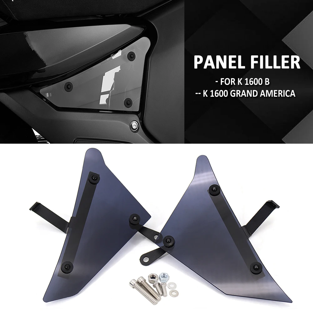 

Motorcycle Fairing Cowl Cover ABS Plastic Plates Tank Trim Fill Panels For BMW K1600B K1600Grand America K 1600 B