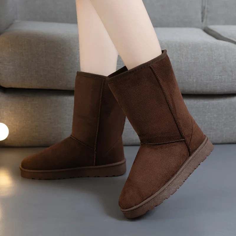Women High Boots Winter Platform Snow Fashion Warm Bottes Femme 2021 Flat Sneakers Non-slip Tenis Shoes for Ladies Botines | Обувь